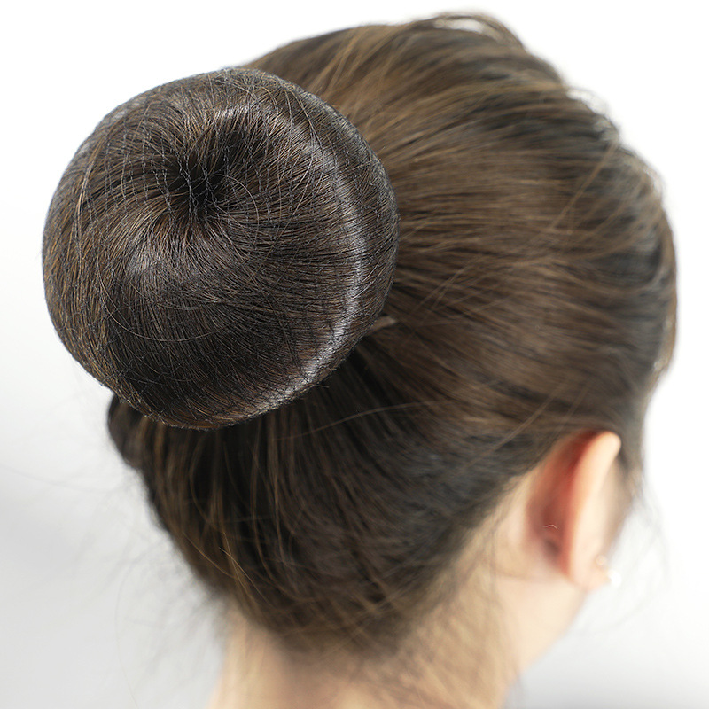 Picture of Children's Ballet Dance examination invisible hair net adult hairpin suit ball head updo hair net pocket hair cover headdress