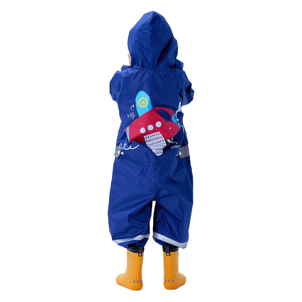 Children's Unisex Raincoat Rain Pants Foreign Trade Cute Baby Raincoat Mermaid Dinosaur Cartoon Rain Gauge Excluding Tax