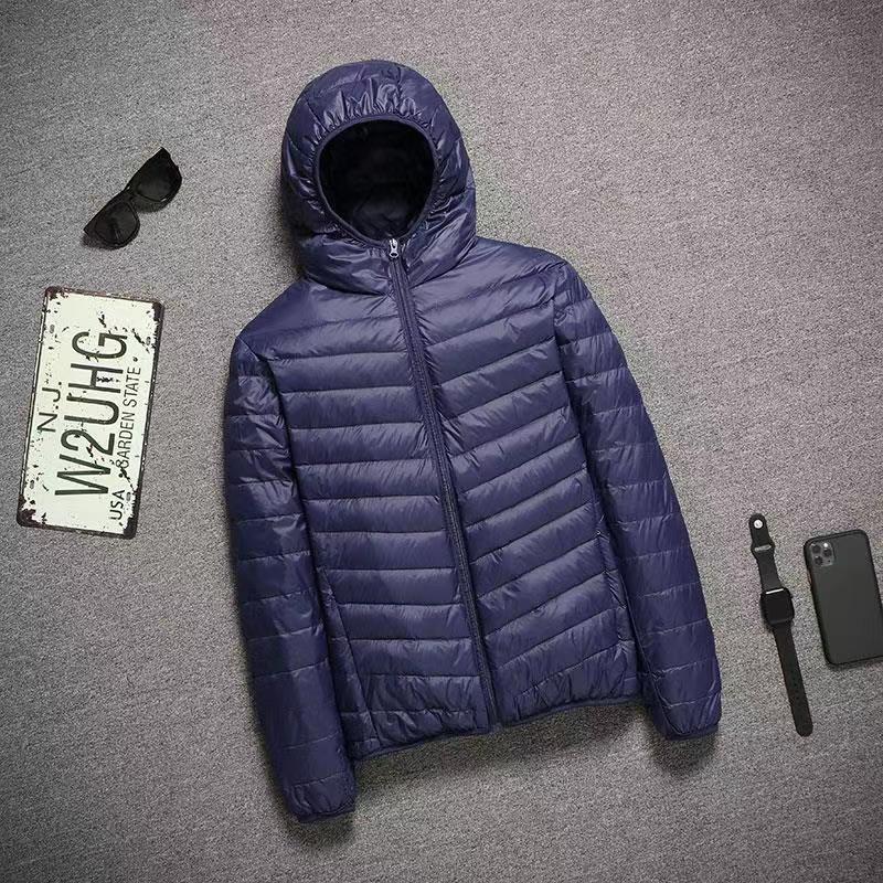 Picture of Anti-season men's cotton-padded jacket short light work cotton-padded jacket men's young and middle-aged plus size feather cotton-padded jacket father's winter coat
