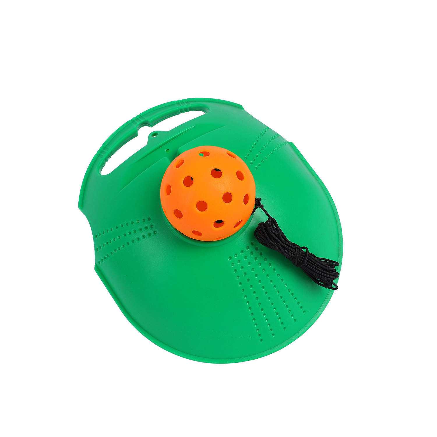 Picture of Pick ball trainer training base 40 holes high elastic plastic hole ball beginners practice Pickleball
