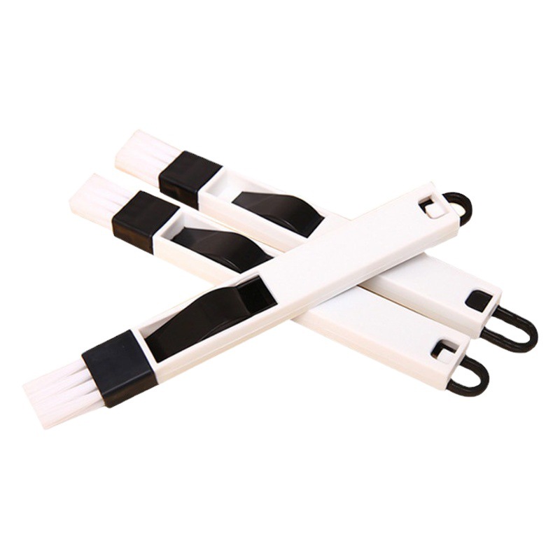 Door and window Groove Groove cleaning brush groove small brush with dustpan dead angle gap brush screen window cleaning