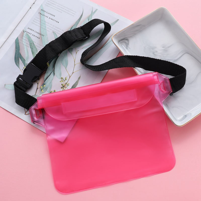 Picture of Swimming Waterproof Bag Large Waterproof Waist Bag Mobile Phone Camera Waterproof Bag Portable Storage Transparent Bag Mobile Phone Waterproof Bag