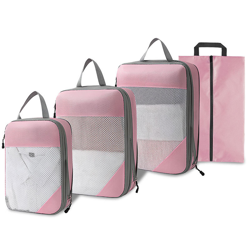 Picture of Travel Compression Storage Bag Four-Piece Set Amazon Popular Clothing Organizer Suitcase Clothing Storage Bag Set