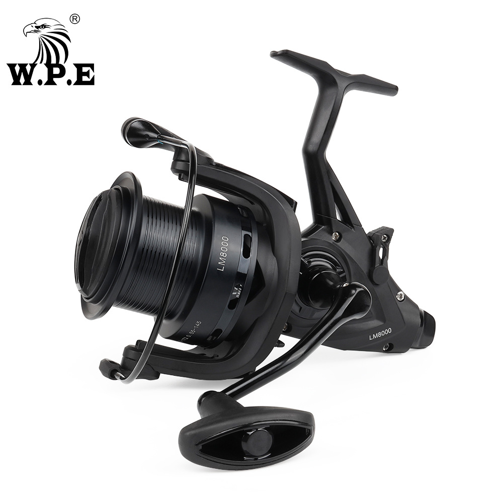 W.P.E professional carp fishing LM-8000/8000S fishing reel 7 1bbs long cast metal alloy wire cup spinning