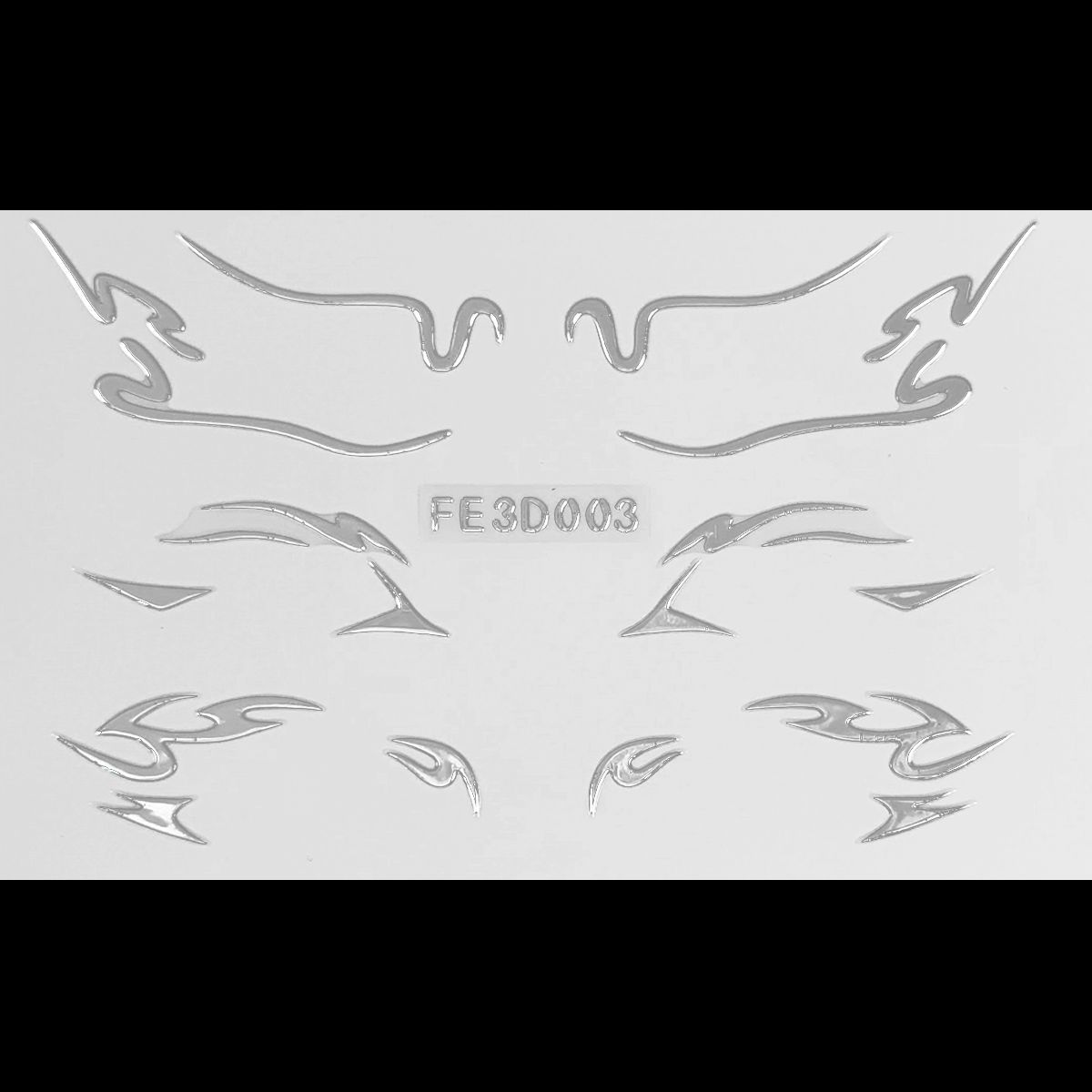 Picture of European and American laser eyeliner stickers 3D relief butterfly eye makeup makeup stickers stage performance tattoo stickers