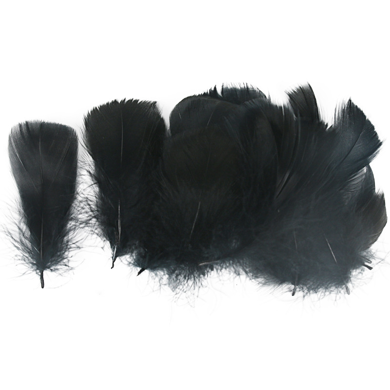 Picture of Special offer about 100 colored small floating feathers goose feather diy jewelry festival scene decoration filler feathers