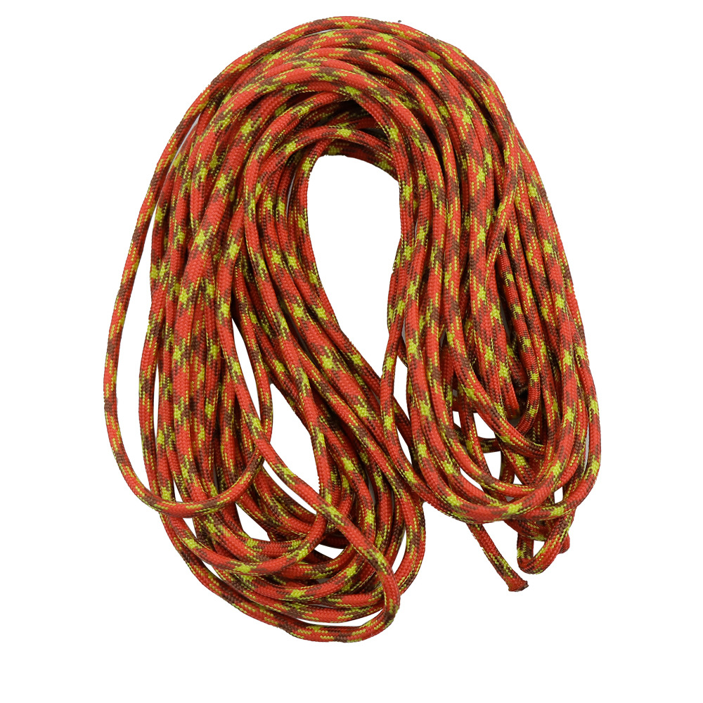 Cross-border hot sale 4mm ignition hemp rope outdoor barbecue ignition velvet outdoor survival wax ignition hemp rope 25feet