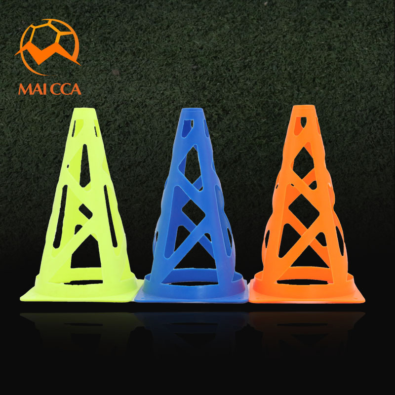 23cm Football Cut Out Logo Barrel Training Auxiliary Obstacle Colorful Volleyball Ball Sports Equipment