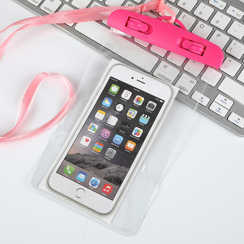 Picture of Mobile Phone Waterproof Bag Touchscreen Swimming Self-sealing Sealed Bag Seaside Diving Photo Drifting Transparent Waterproof Mobile Phone Case