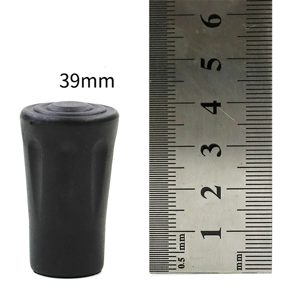 Picture of Mountaineering Staff Accessories Non-slip Rubber Sleeve Mountaineering Staff Shock Absorbing Wear-resistant Tip Sleeve Protective Foot Sleeve Accessories Cylindrical Head