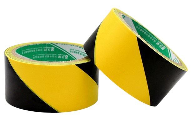 Factory Direct warning tape stickers ground yellow black tape yellow black warning tape yellow black tape electrical tape