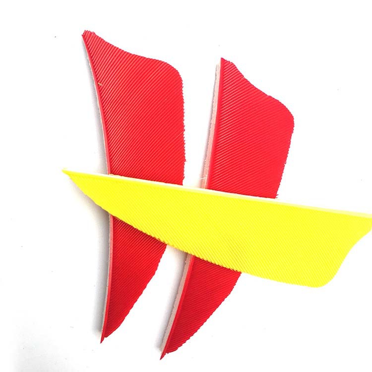 Picture of Bow and Arrow beauty hunting compound traditional arrow feather turkey feather 2.5 inch 3 inch shield Turkey real feather