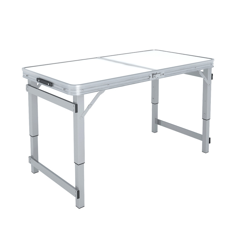 Picture of Outdoor Table Portable Aluminum Alloy Foldable Dining Table Folding Table and Chair Picnic Small Table Stall Table Round Square Tube Table