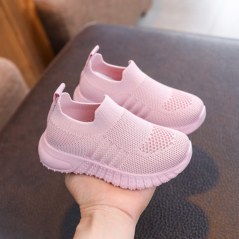 Picture of Spring and autumn light board children's shoes breathable student shoes trendy casual shoes Korean style boys and girls flying woven shoes