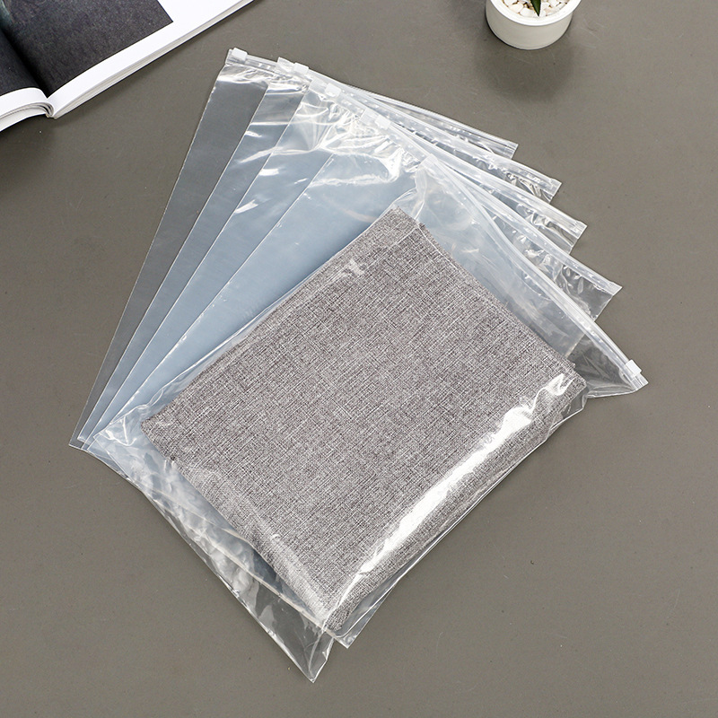 Pe Zipper Bag Intimates Clothing Packaging Bag Clothing Bag Bra Clothes Ziplock Bag Storage Moisture-Proof Storage