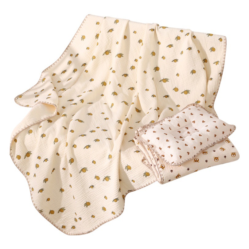 0-1 Year Old Baby Shaped Pillow Anti-Eccentric Head Four-Season Universal Fixed Head Shape Cotton Breathable Side Sleeping Pillow Round Head