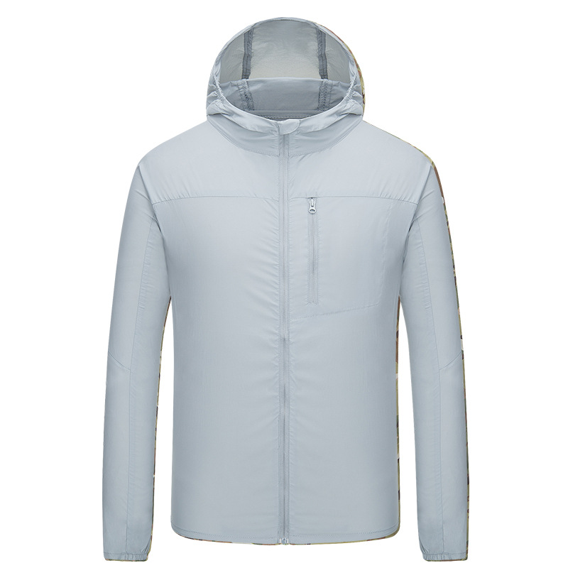 Picture of Outdoor Tactical Skin Clothing Men's Summer Hooded Sunscreen Clothing Breathable Waterproof Lightweight Sunscreen Clothing UV Protection