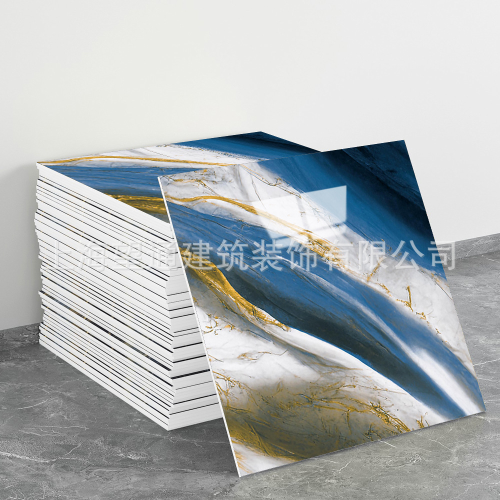 Picture of Cross-border factory 30X30cm for imitation tile stickers wall stickers self-adhesive wall decoration kitchen waterproof wallpaper