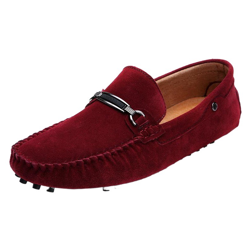 Spring Men's Shoes Doo Shoes Driving Shoes Low-top Set-foot Anti-fur Flat Soft Sole Comfortable Casual Shoes Lazy Shoes