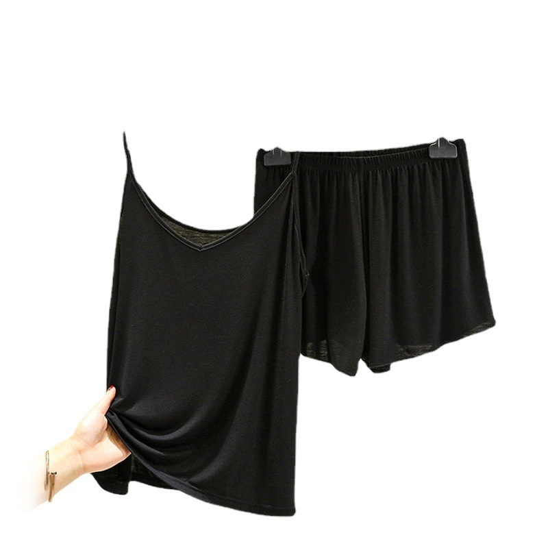 Modal Camisole Women's Summer New Large Size Loose Home Thin Casual Breathable Pajamas Set
