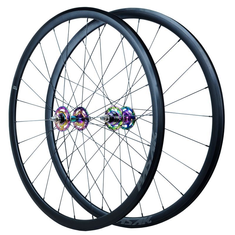 Bicycle Wheelset 700C Fixed Gear Wheelset Front and Rear Bearing Hub Fixed Gear Single Speed Fixed Gear Fixie