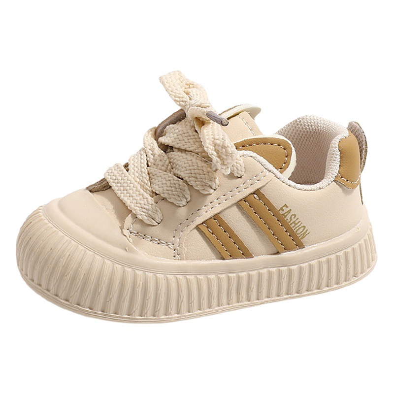 Baby shoes baby toddler shoes autumn new boys' and kids' closed toe anti-kick casual shoes girls' board shoes