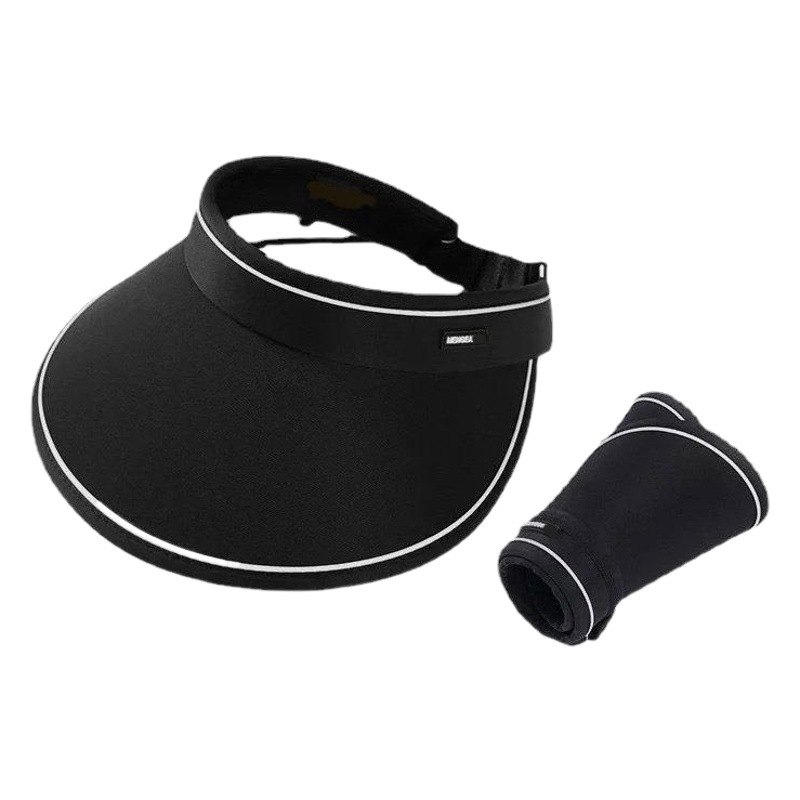 Picture of Sun hat foldable sun hat outdoor riding Women's Big brim empty top cycling sun protection fisherman sun hat