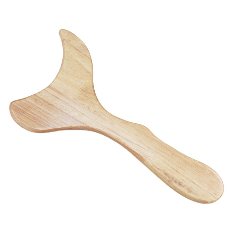 Acupoint scraping board acupoint pressing tool foot massage push back Meridian wooden multi-functional health center physical therapy whole body