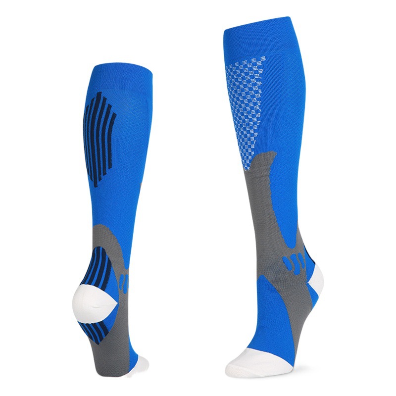 Cross-border Foreign Trade Pressure Socks Professional Sports Calf Socks Fitness Rope Skipping Mountaineering Riding Long Barrel Running Compression Socks