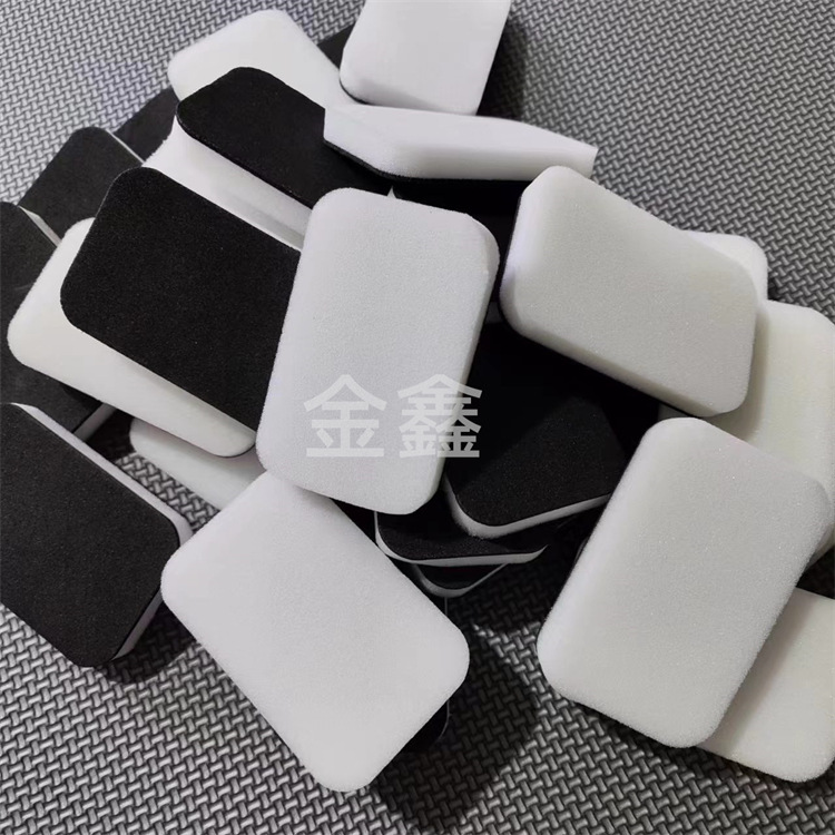 Supply EVA composite sponge tire corner rub stamping forming latex sticker EVA foam cleaning oil absorbing wipe