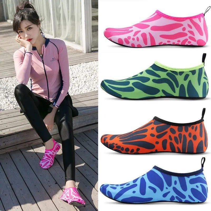 Picture of Floor socks shoes silicone anti-slip bottom snorkeling beach shoes socks boys and girls diving swimming quick-drying exercise yoga tide