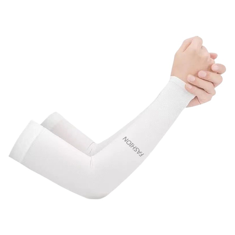 Sports ice sleeve Ice Silk oversleeve sun protection oversleeve outdoor cycling summer sun protection solid color sleeve gloves ice sleeve wholesale