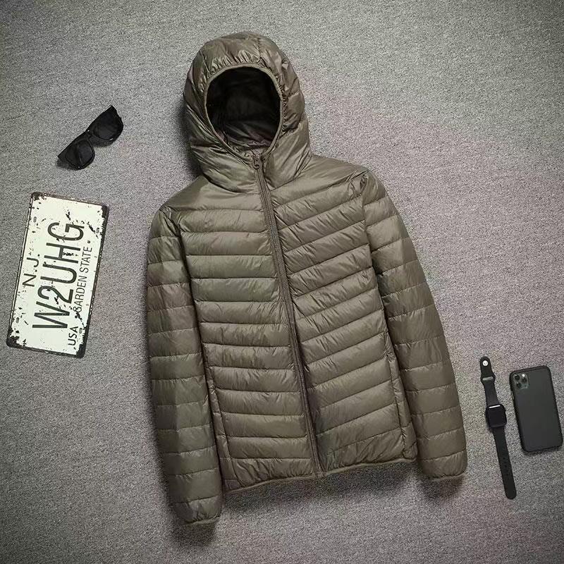 Picture of Anti-season men's cotton-padded jacket short light work cotton-padded jacket men's young and middle-aged plus size feather cotton-padded jacket father's winter coat