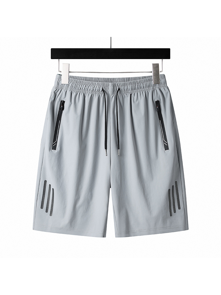 Picture of Shorts Men's Summer Sports Beach Pants Loose Casual Basketball Pants Breathable Ice Sense Quick-drying Five-point Ice Silk Pants