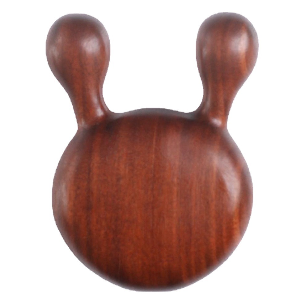 Golden sandalwood nose scraper beauty nose point facial massage bar nose bridge meridian dredge massage comb wholesale