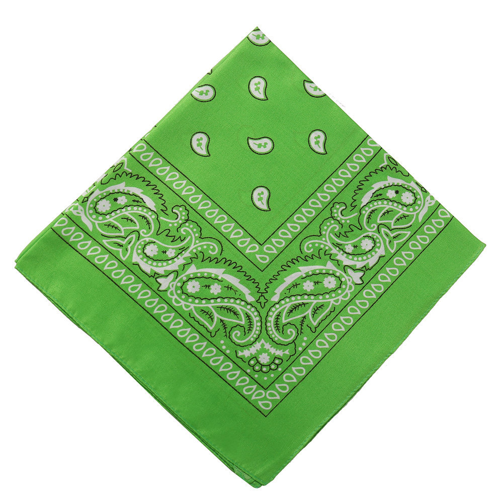 Picture of Amazon Europe and America Outdoor Riding Multifunctional Turban Cashew Flower Square bandana Magic Turban