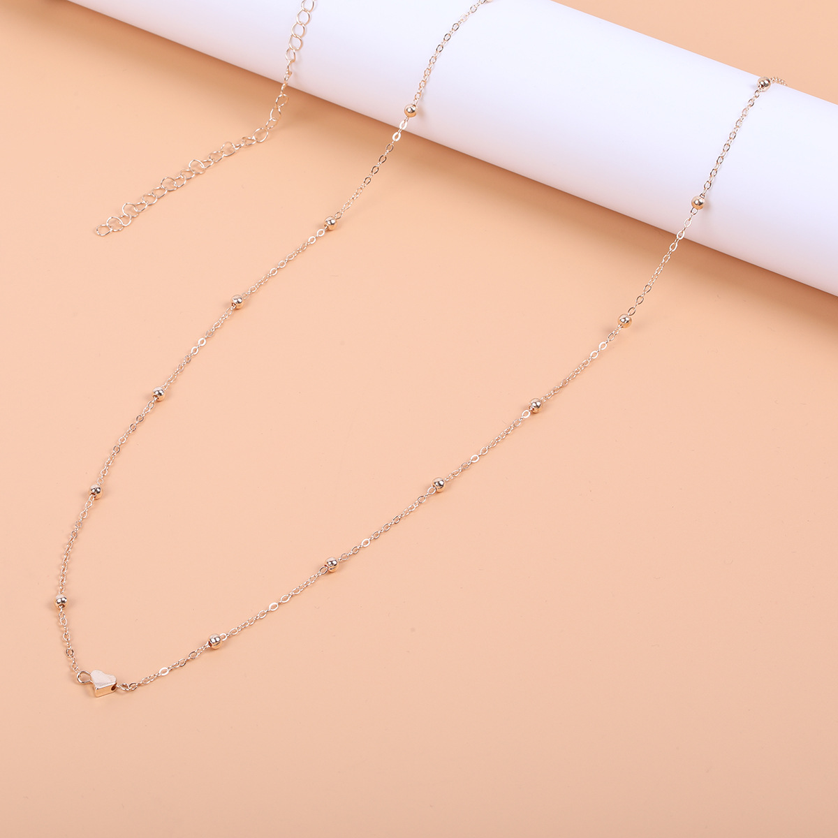 Picture of European and American Cross-border Jewelry Fashion Street Shooting All-match Peach Heart Body Chain Women's Simple Copper Ball Ball Chain Love Waist Chain