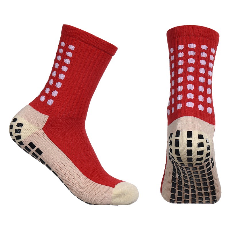Mid-calf football socks children women's non-slip socks sweat-absorbent towel bottom sports socks dispensing training socks 33-38