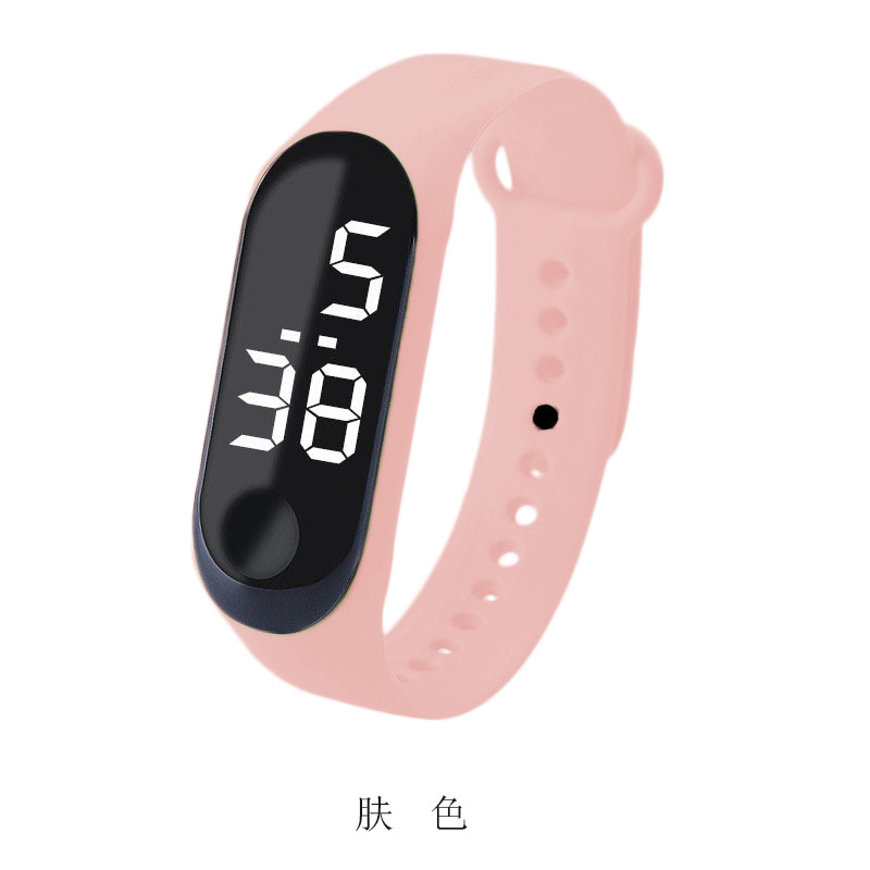 Picture of Manufacturer Simple Waterproof Led White Light Digital Watch Fashionable Student Couple Leisure Sports Touch Touch