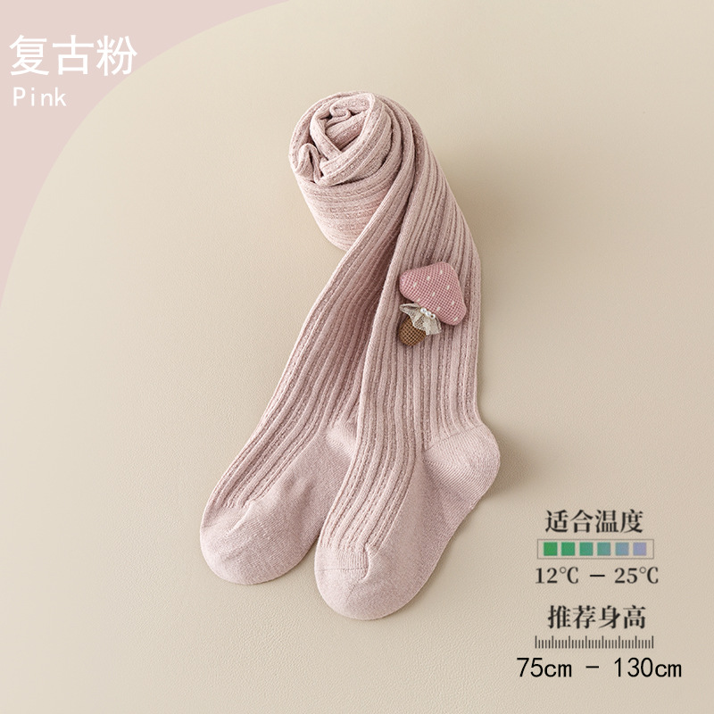 Picture of 0-10 years old children's pantyhose wholesale spring and autumn girls' pantyhose Class a cotton dragonfly wings knot children's pantyhose