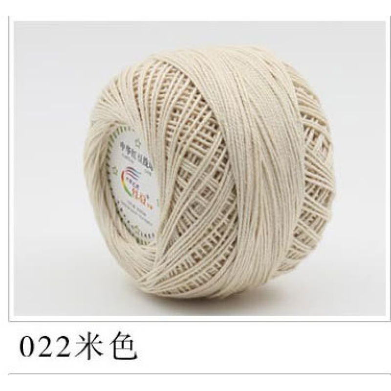 Picture of Red bean No. 3 lace cotton thread manufacturers wholesale and retail spring and summer hand-woven wool lace cotton diy