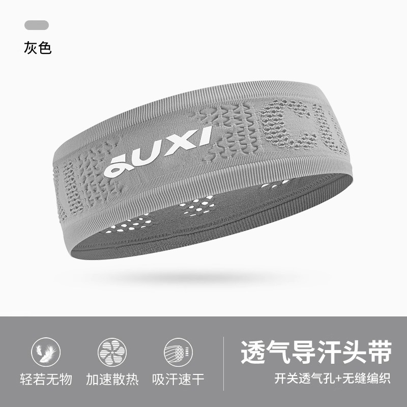 Picture of New Sports Headband for Men and Women Outdoor Running Basketball Fitness Yoga Sweat-Wicking Breathable High-Elastic Hairband Anti-Sweat Band