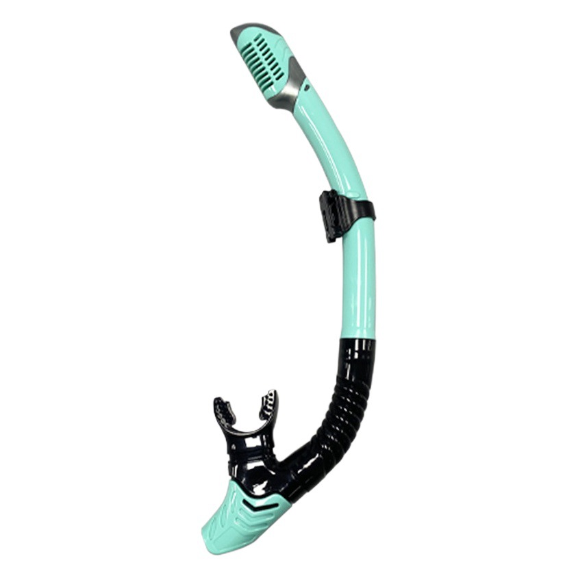 Single snorkeling dry snorkel silicone mouthpiece diving equipment set accessories vacation adult silicone respirator
