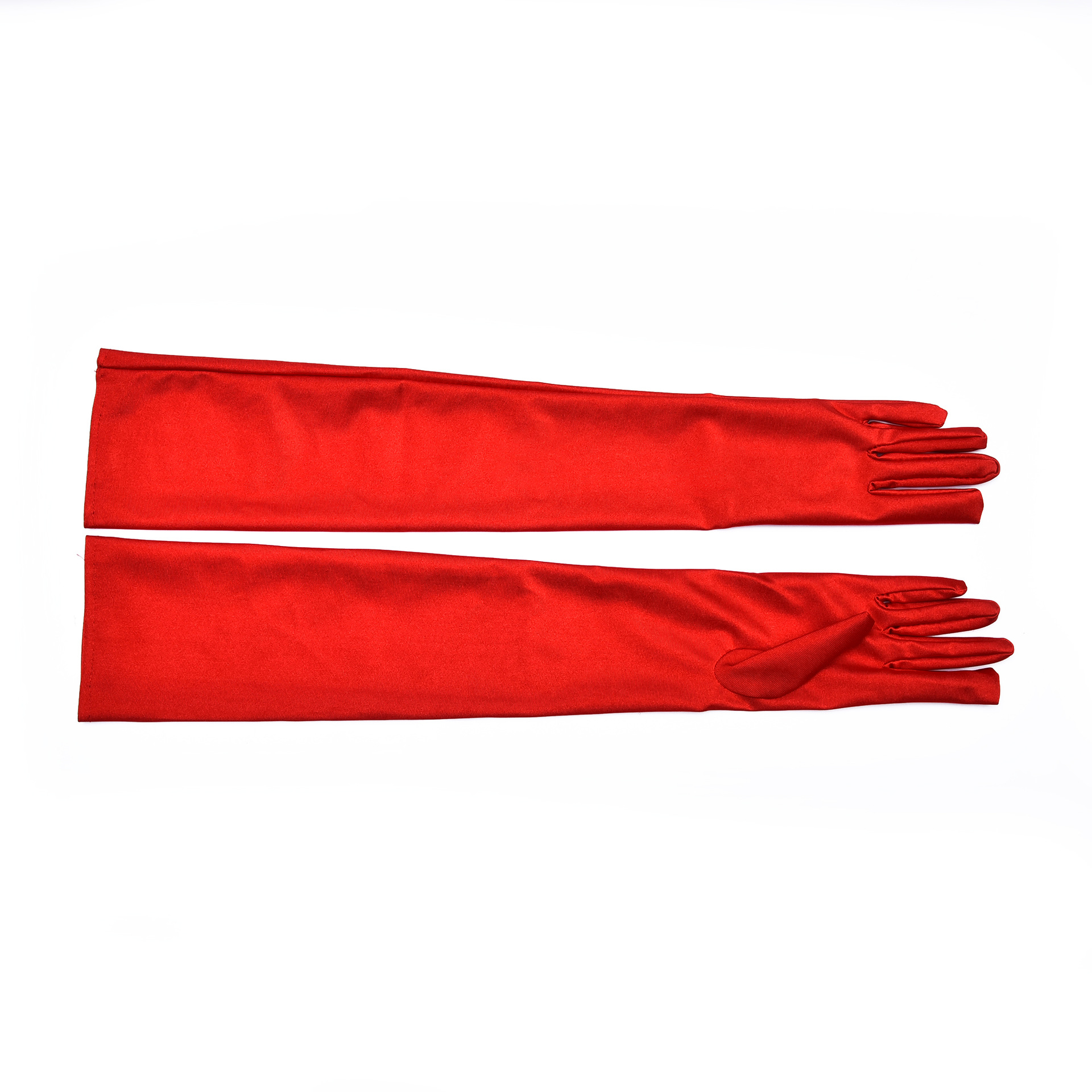 Picture of Customized Summer Women's Thin Cycling Elastic Extra Long Sun Protection Gloves Square Dance White Gloves Halloween Performance Gloves