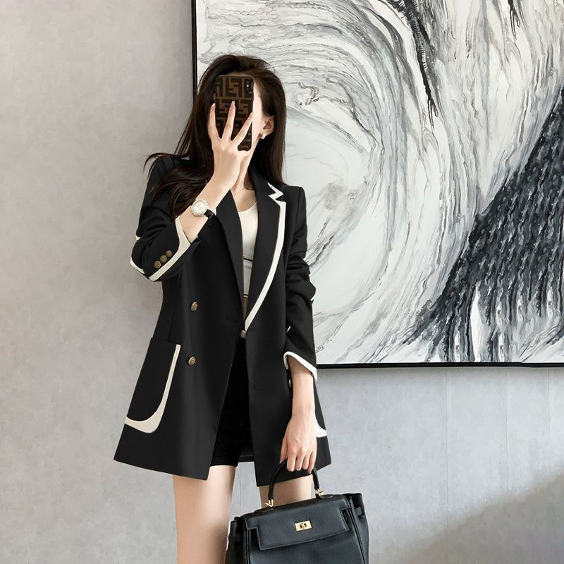 Picture of European Station Suit Jacket 2024 Spring and Autumn New Hong Kong-style Professional Commuting Loose Slimming All-match Small Suit Women's Trendy