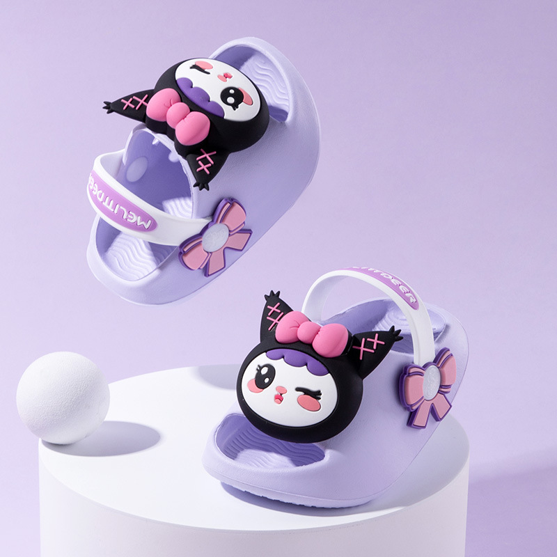Children's sandals wholesale baby cartoon rabbit girls cute sandals breathable soft bottom slippers summer children's hole shoes