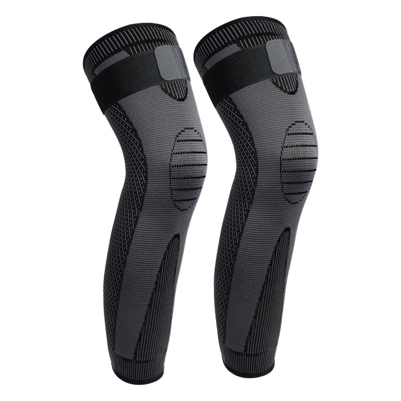 Knitted Strap Pressurizing Sports Lighting Knee Pads for Men and Women Autumn and Winter Large Calf Protection Basketball Football Warm Knee Pads
