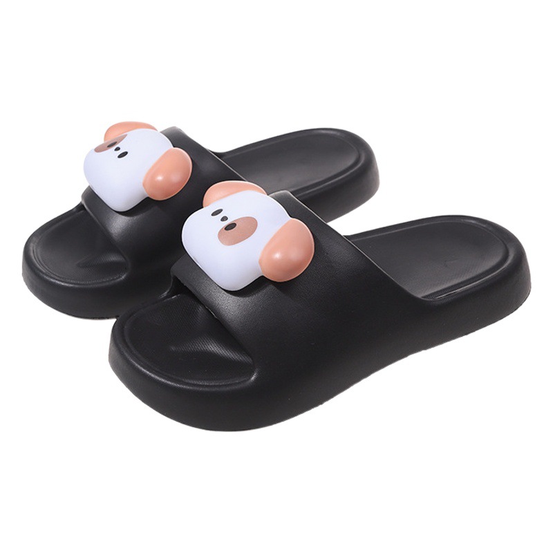 Cute Slippers for Girls Summer New Style Indoor Home Bathroom Couple Thick-Soled Non-Slip Outer Wear Slippers