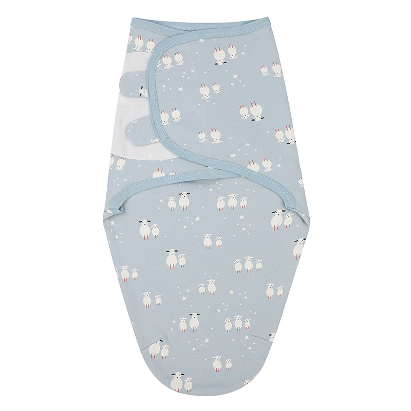 Picture of Yinmei cotton baby swaddling towel newborn anti-shock baby sleeping bag printing Four Seasons baby quilt cross-border