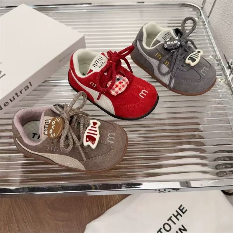 Children's Baby Sports Shoes 2025 Spring and Summer New Style Girls' Forrest Gump Shoes Korean Style Non-Slip Soft Bottom Boys' Moral Training Shoes Trendy